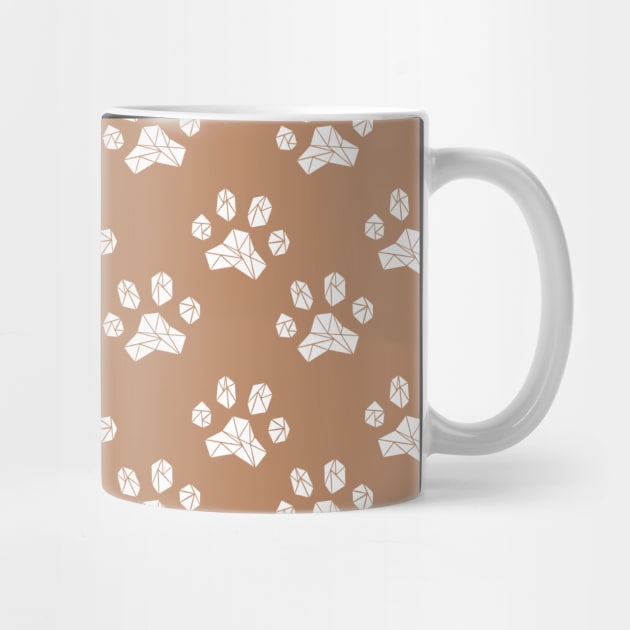Dog Paws Pattern by The WYLD Tribe